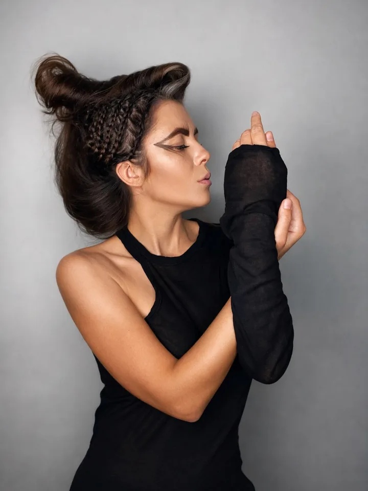Editorial glam & makeup at SB SPACE, Los Angeles