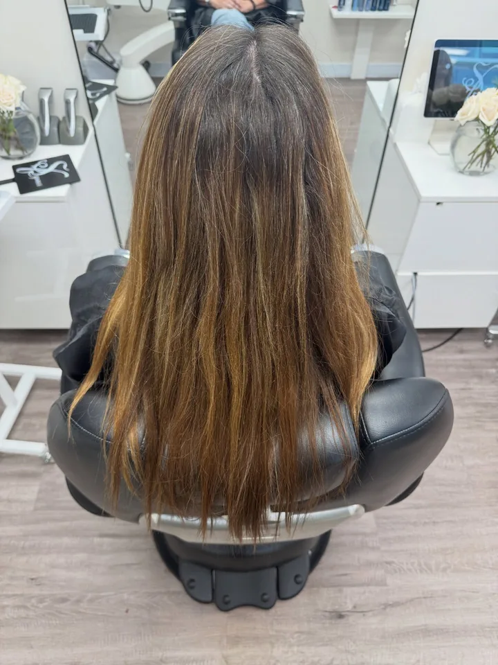 Blonde balayage at SB SPACE, Los Angeles