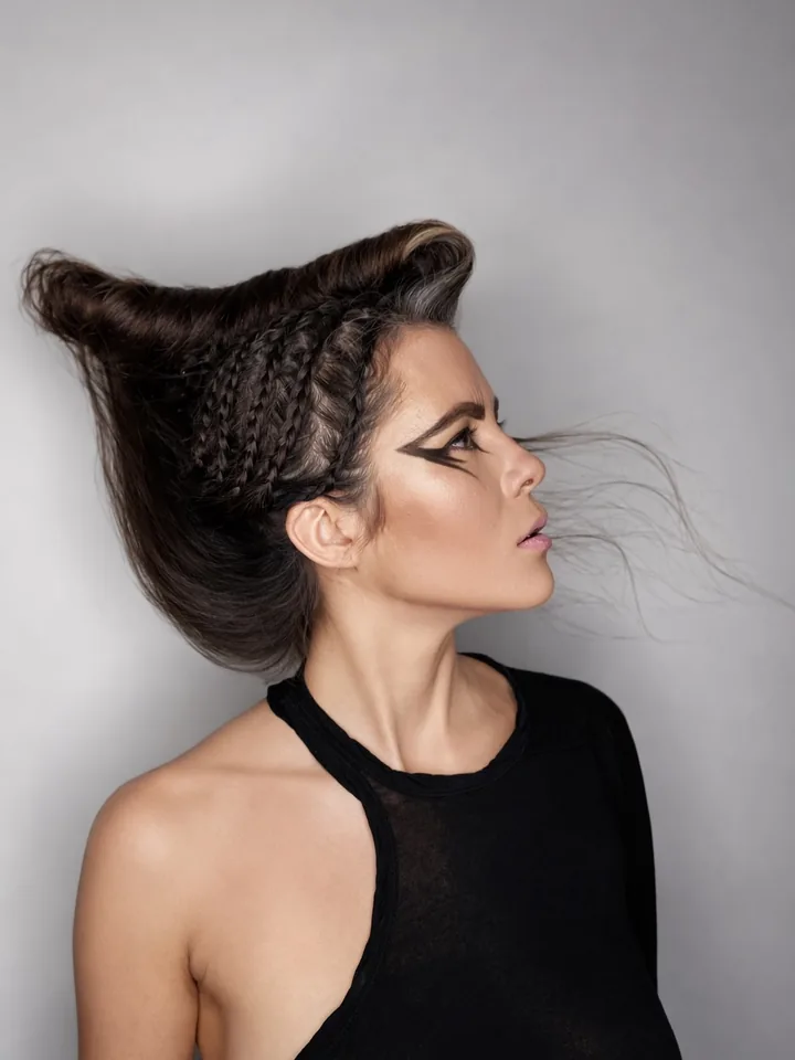 Editorial glam & makeup at SB SPACE, Los Angeles