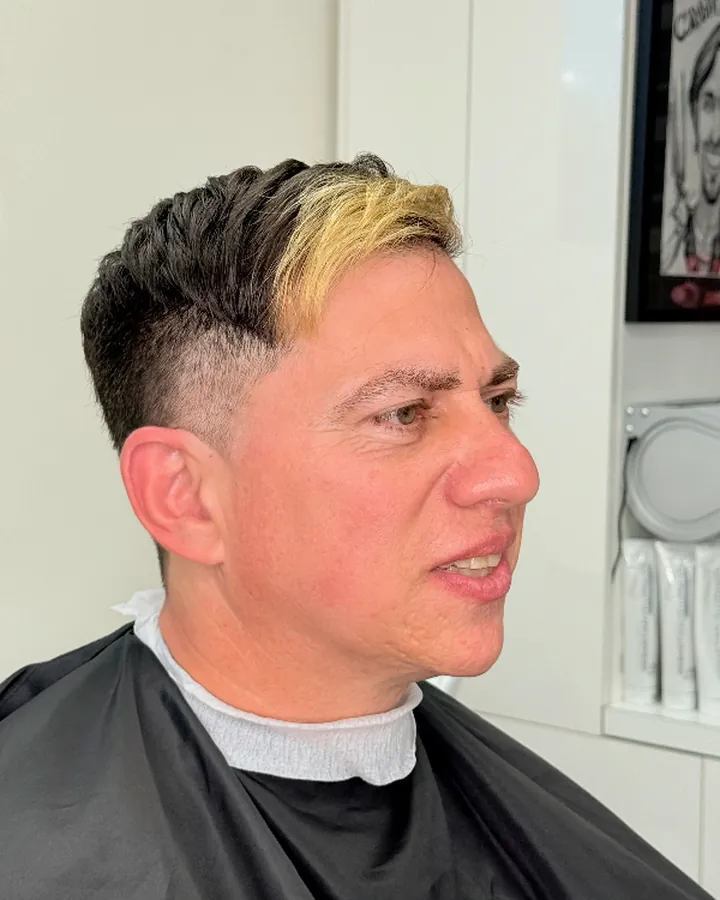 Men's cut and color result at SB SPACE, Los Angeles
