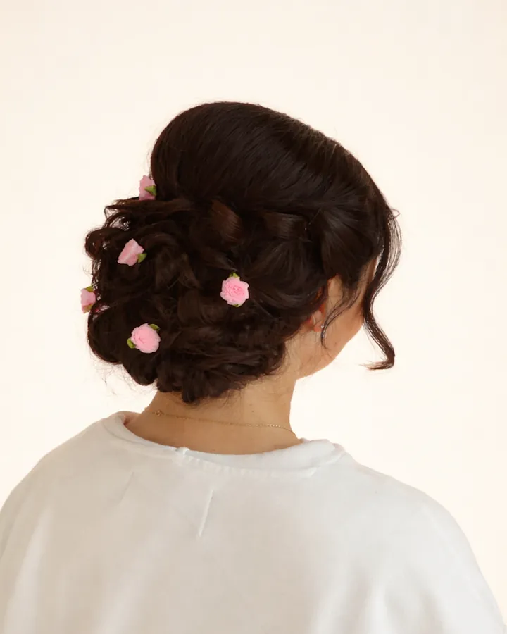 Updo & styling at SB SPACE, Los Angeles