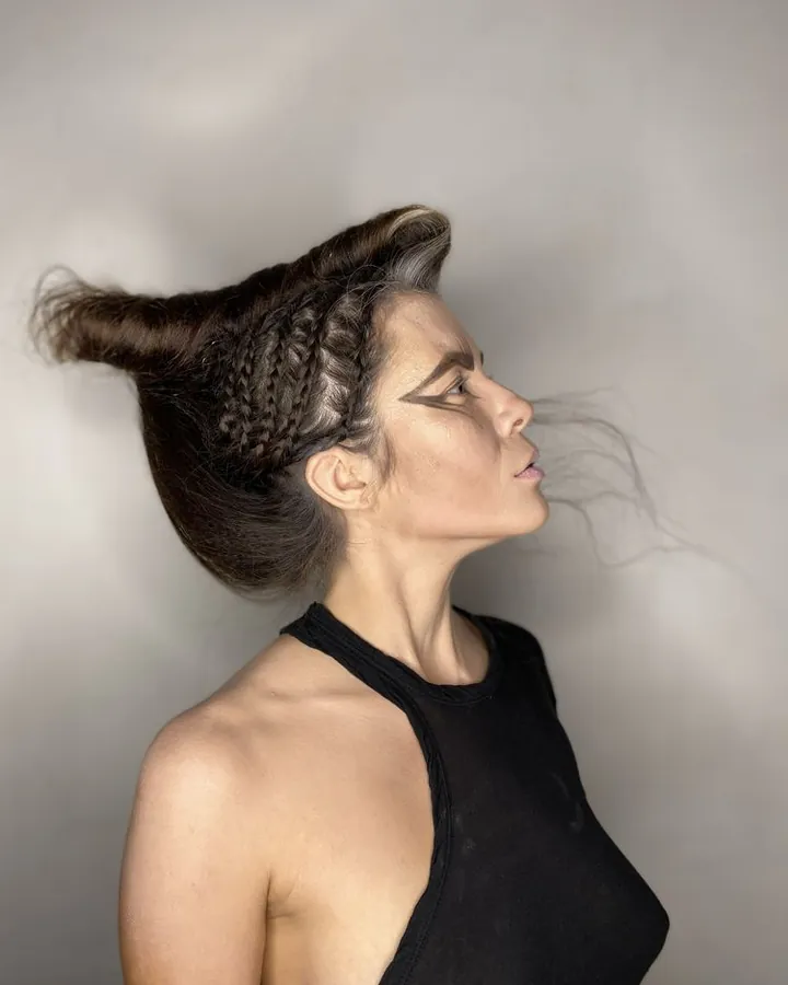 Hair in motion editorial at SB SPACE, Los Angeles