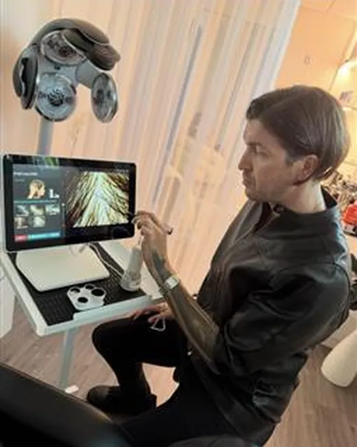 Scalp Treatment with AI-Microscope at SB SPACE Los Angeles